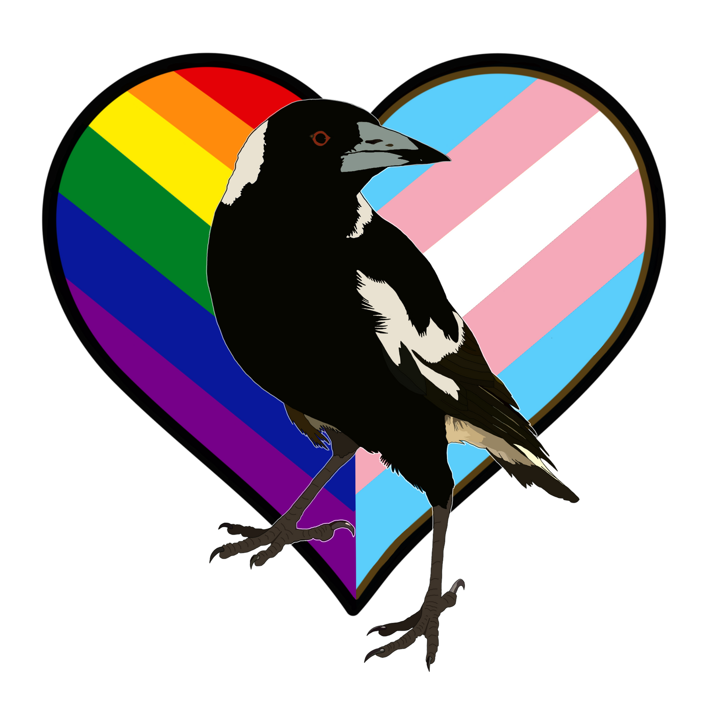 D. Maggie Pride Stickers