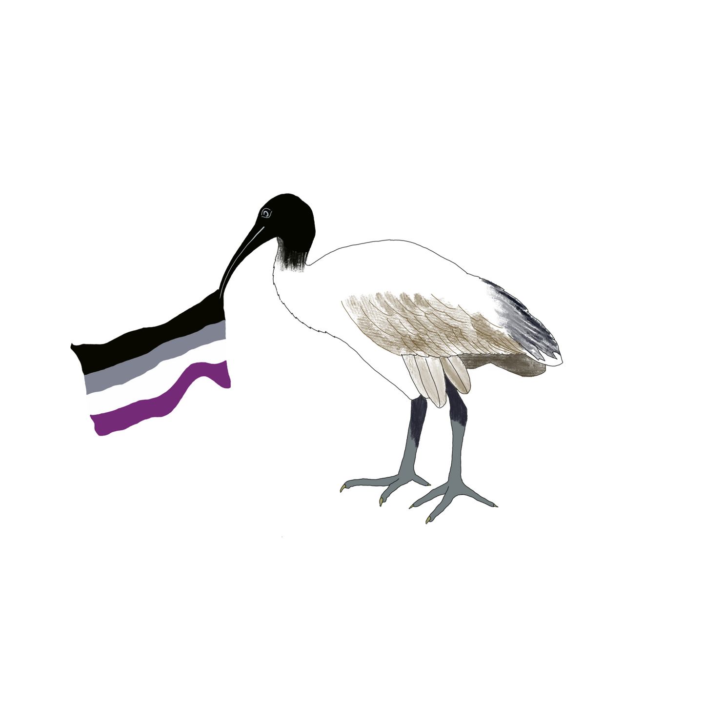 E. Bin Chicken Pride Stickers