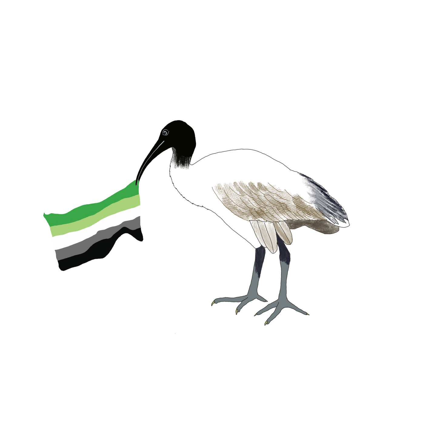 E. Bin Chicken Pride Stickers