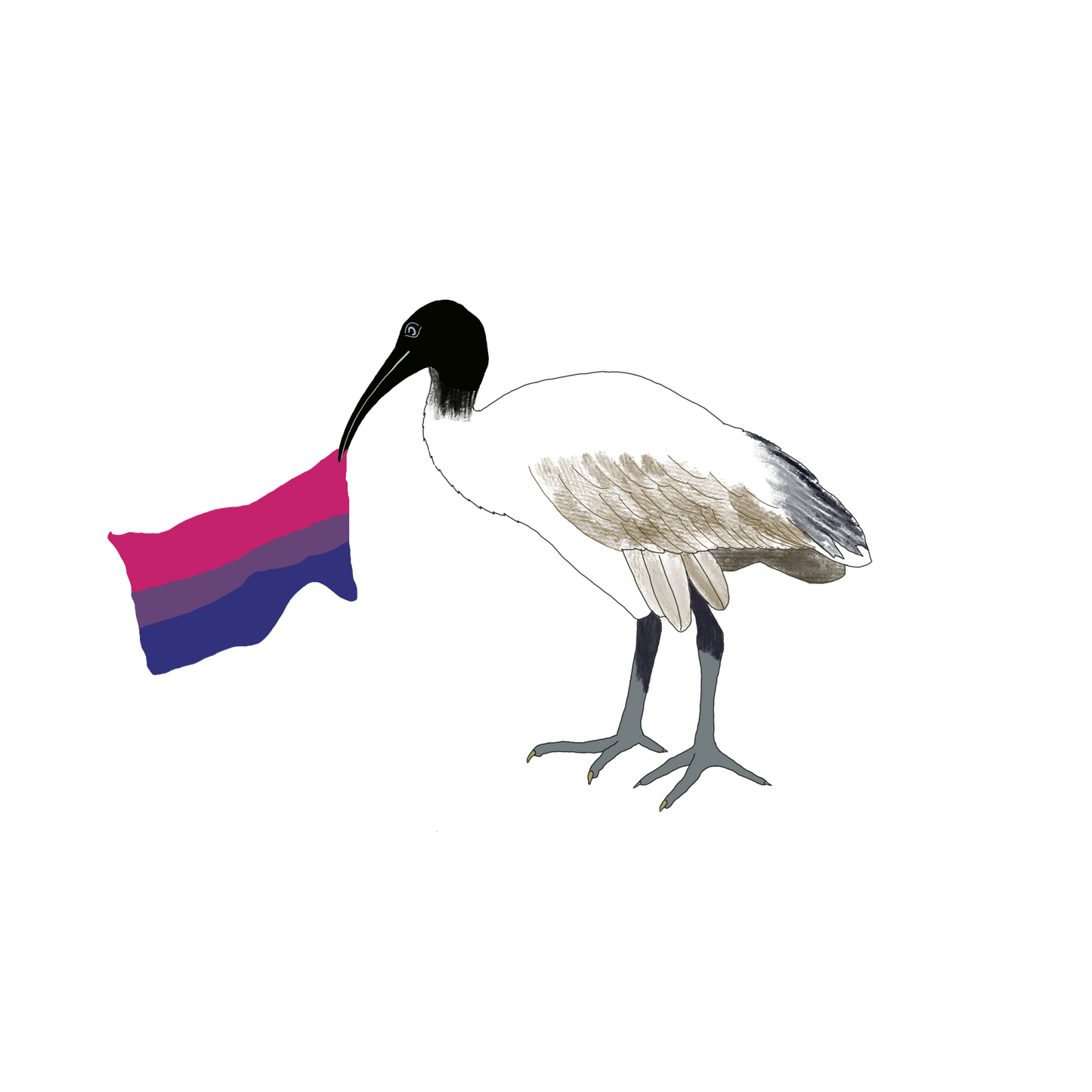 E. Bin Chicken Pride Stickers