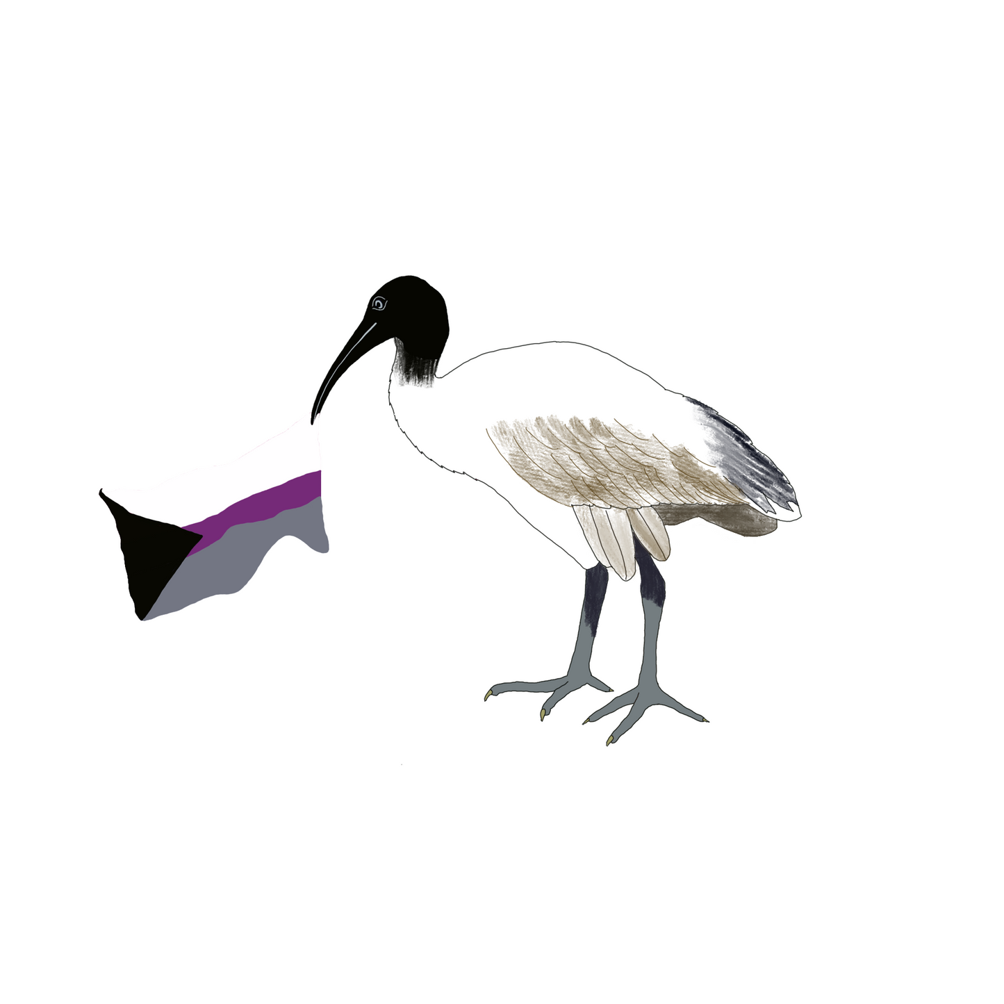 E. Bin Chicken Pride Stickers