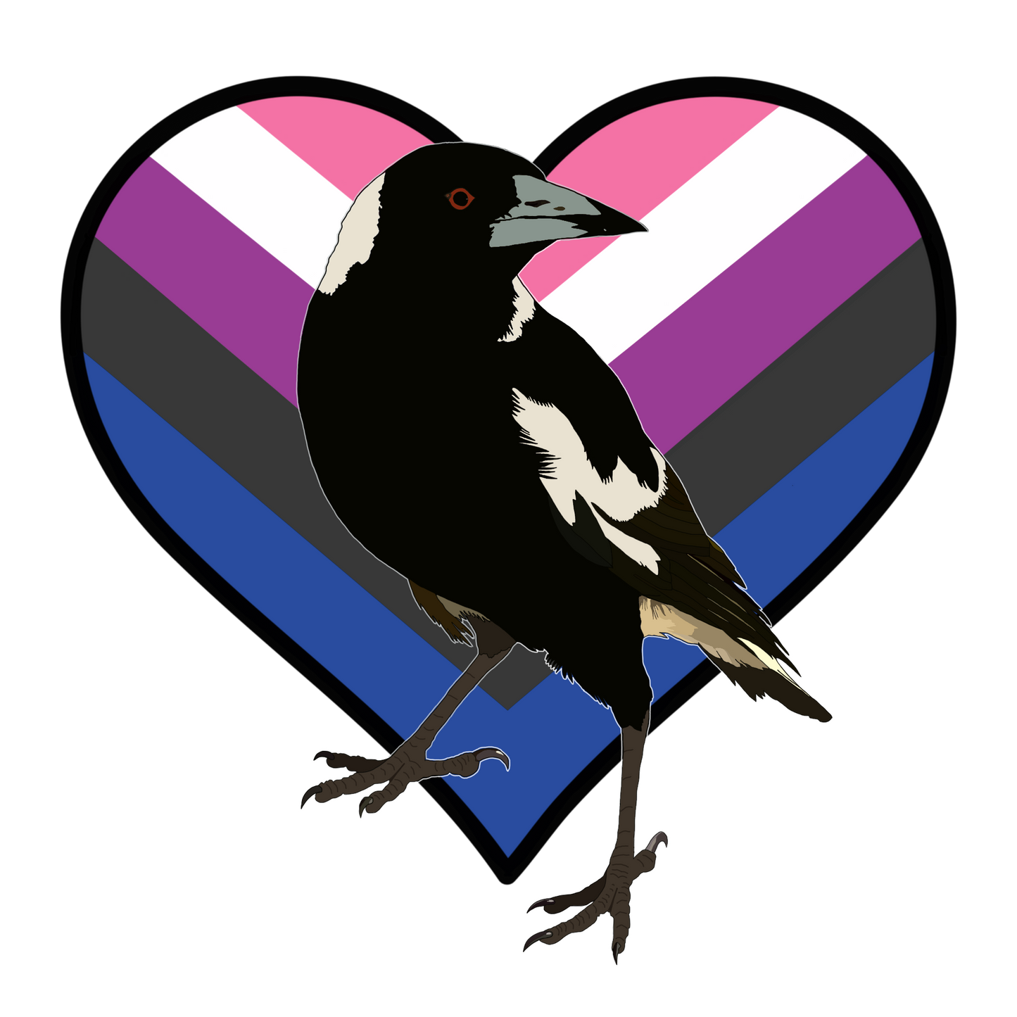 D. Maggie Pride Stickers