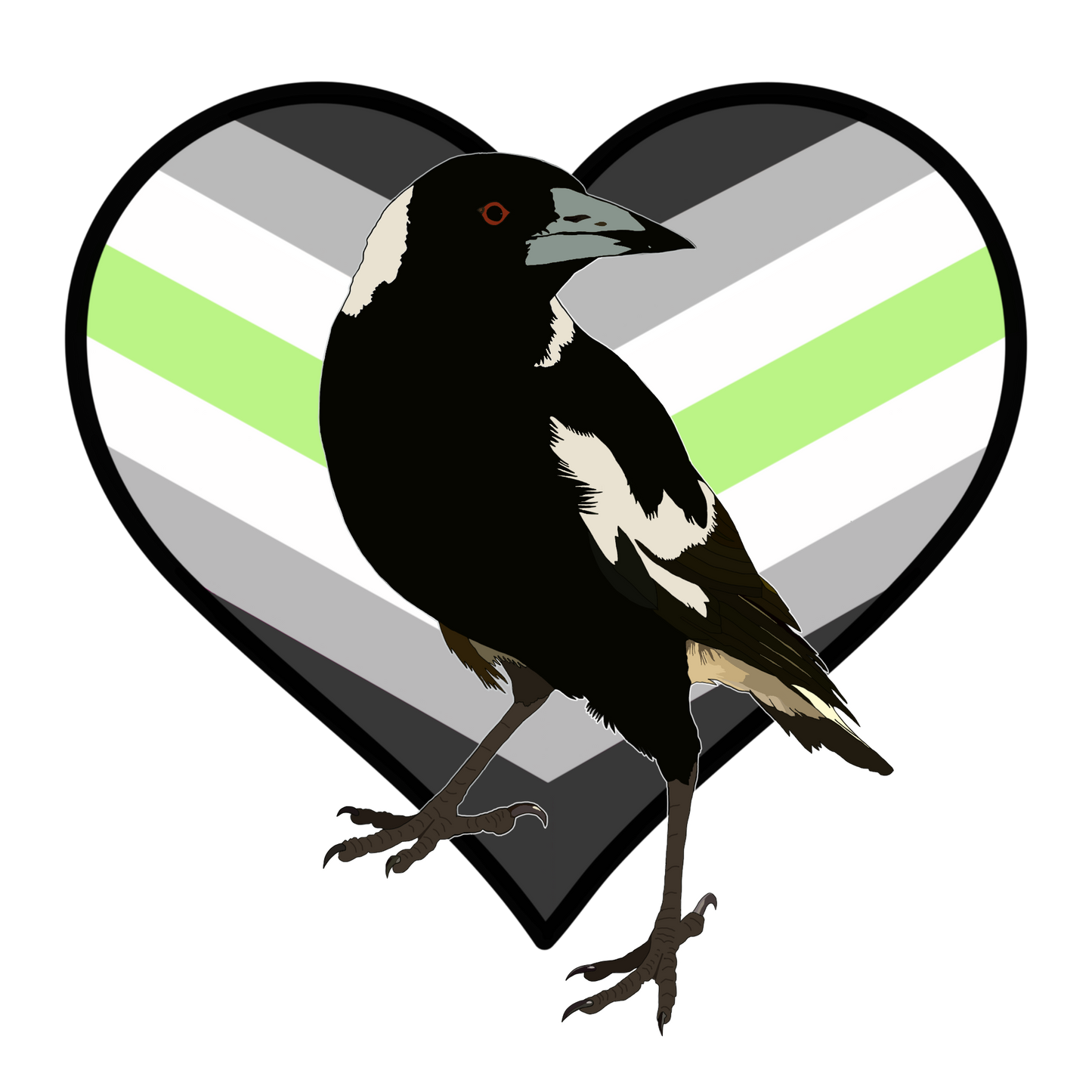 D. Maggie Pride Stickers