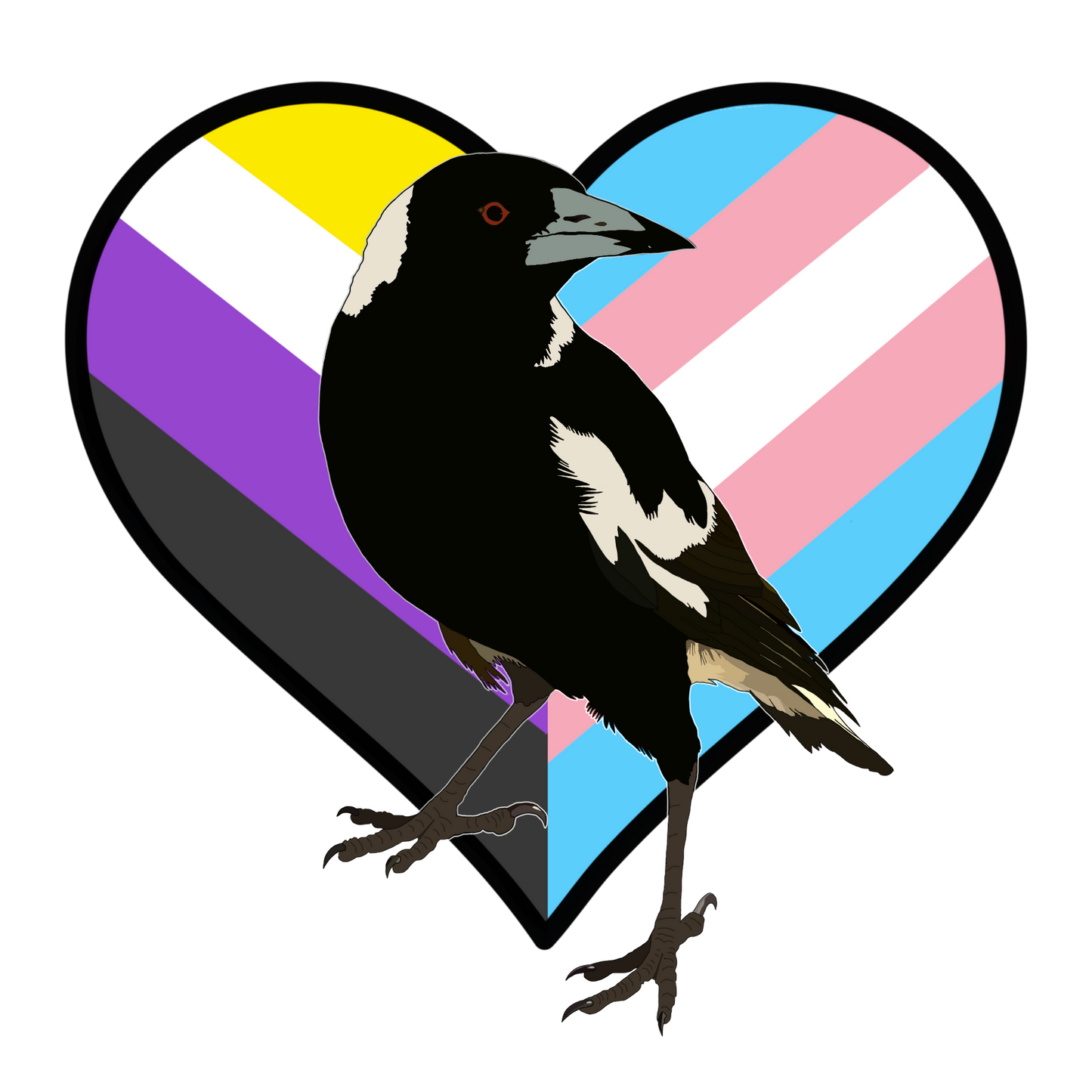 D. Maggie Pride Stickers