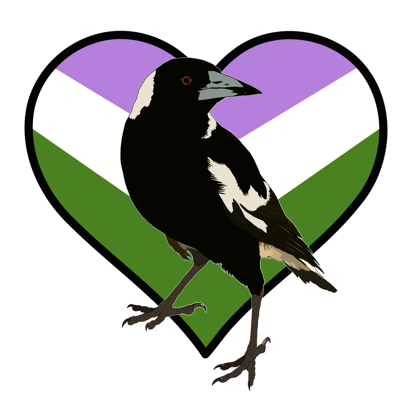 D. Maggie Pride Stickers