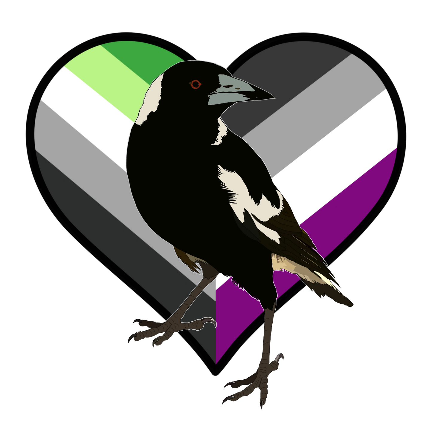 D. Maggie Pride Stickers