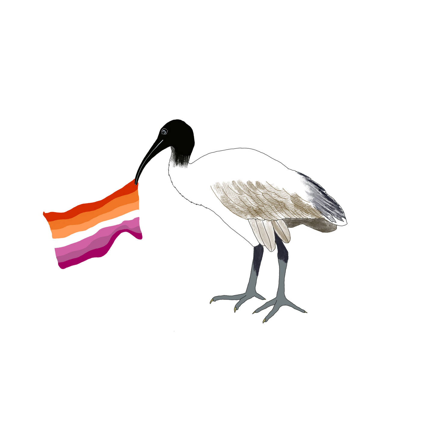 E. Bin Chicken Pride Stickers