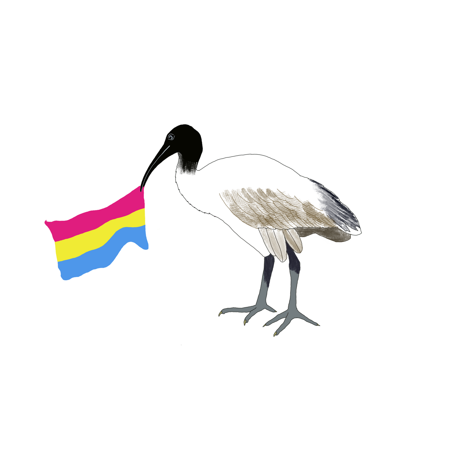 E. Bin Chicken Pride Stickers