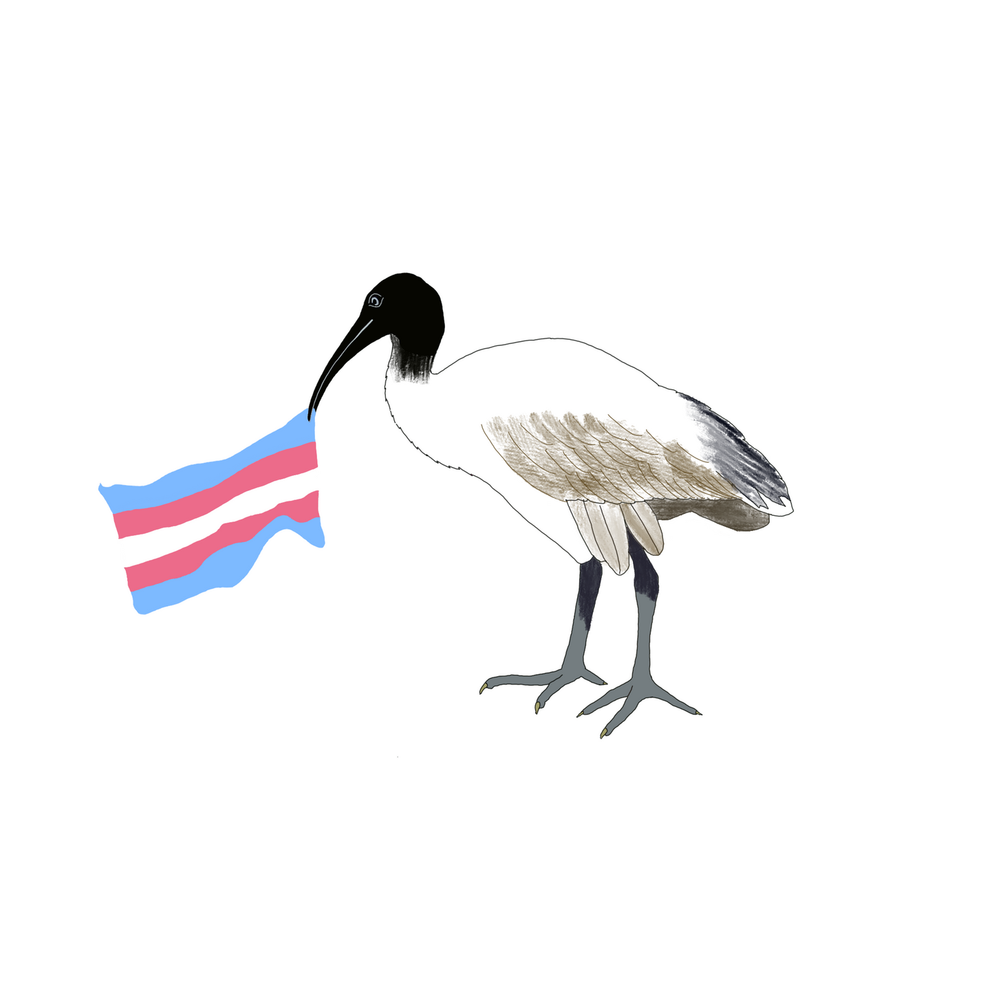 E. Bin Chicken Pride Stickers