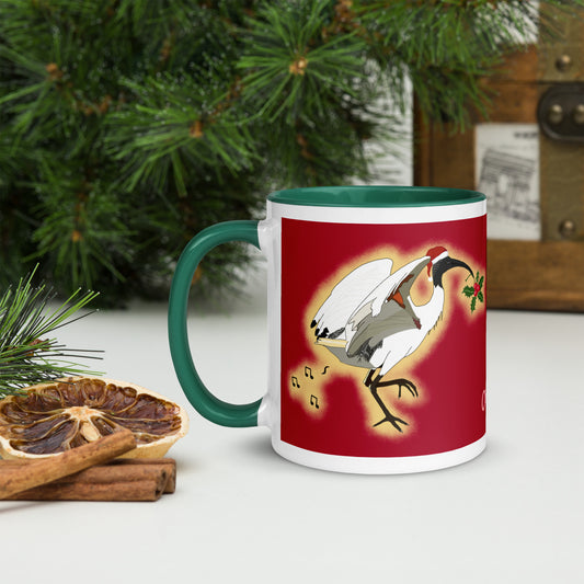 I. Pin Chicken Musical Christmas Mug - Red